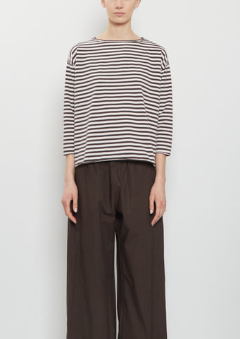 Lolita Stretch Cotton Jersey Top — Stripes