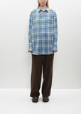 Airy Wool Check Shirt