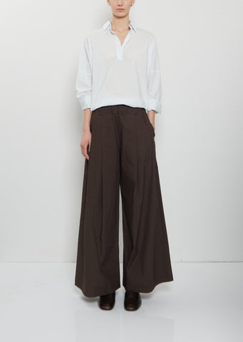 Dalla Cotton Clara Pant — Maron