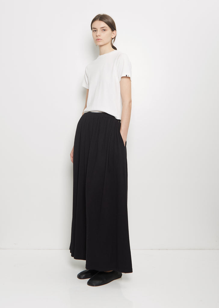 n°403 Mary Cotton Cashmere Skirt — Raven