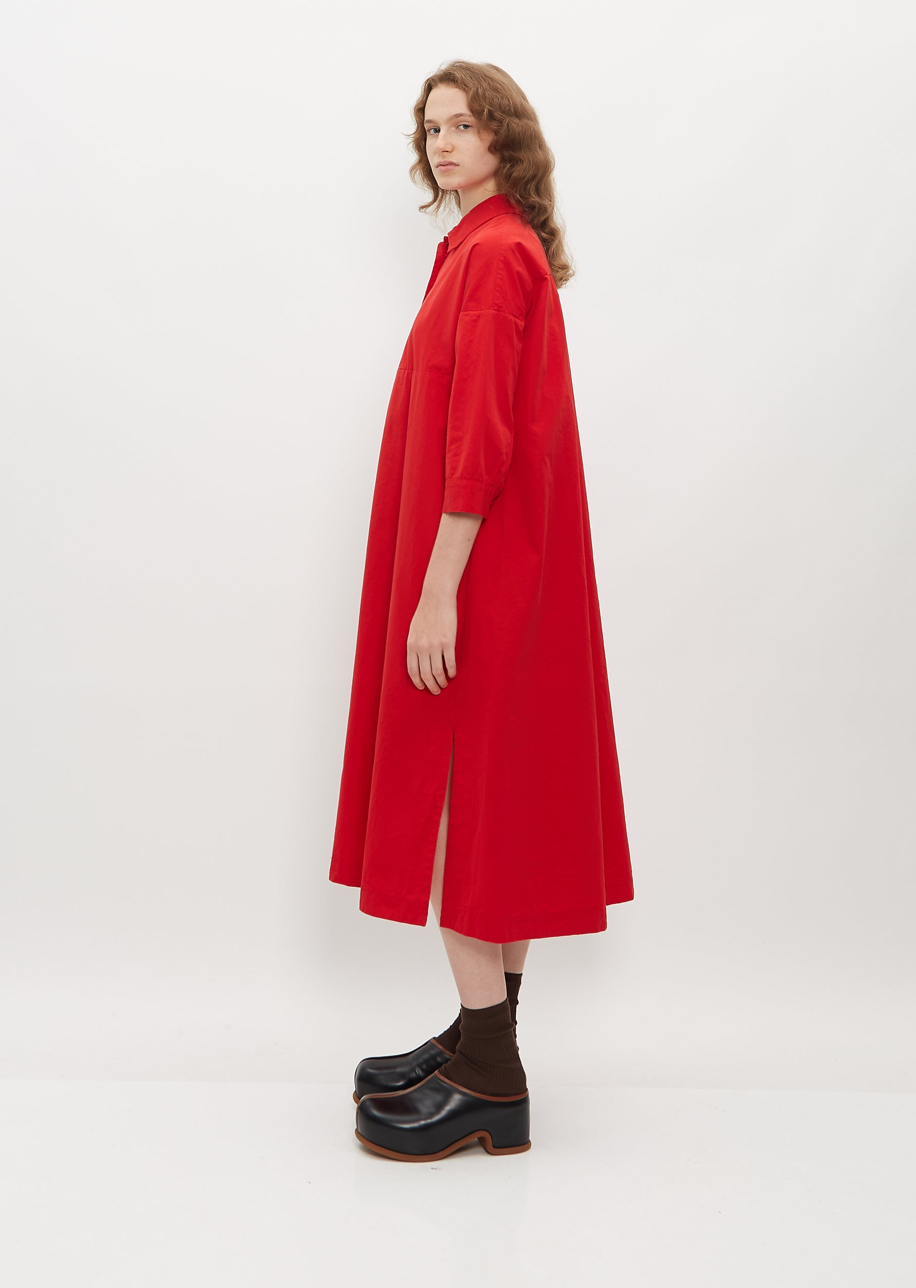 Momo Paper Cotton Dress – La Garçonne