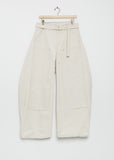 Duck Cotton Canvas Pants — Ivory