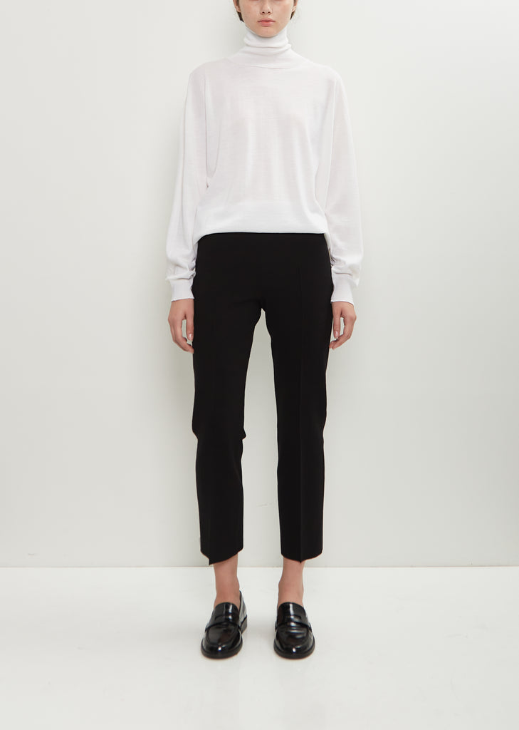 Stretch Cotton Geo Louis Pant — Black