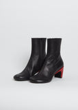 Heeled Leather Boot