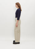 Washed Cotton Twill Pant