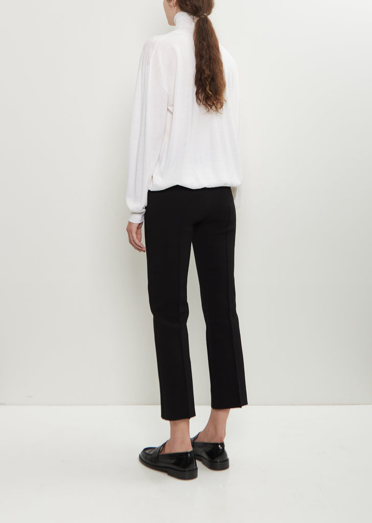 Stretch Cotton Geo Louis Pant — Black