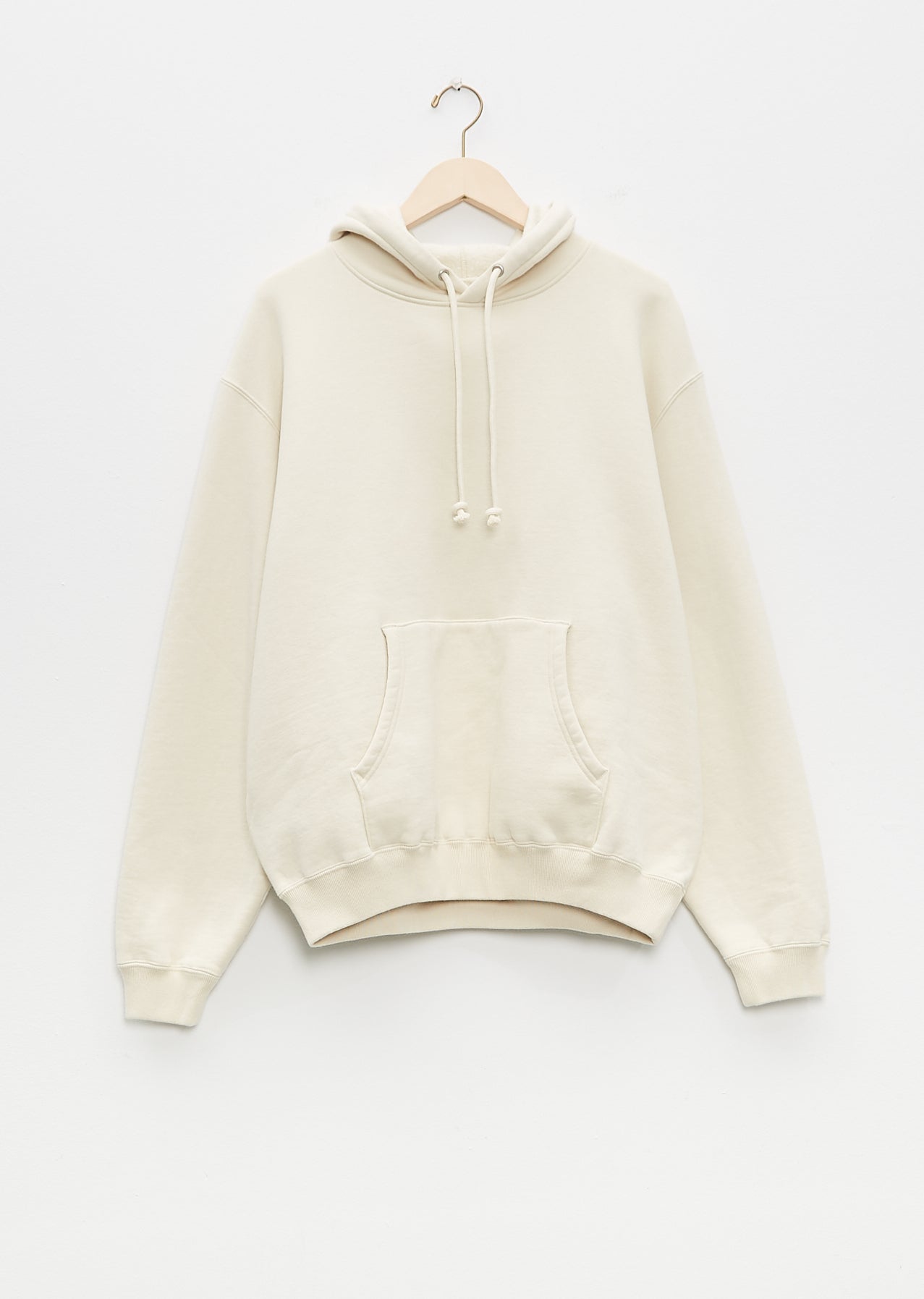 Smooth Soft Sweat P/O Parka — Ivory – La Garçonne