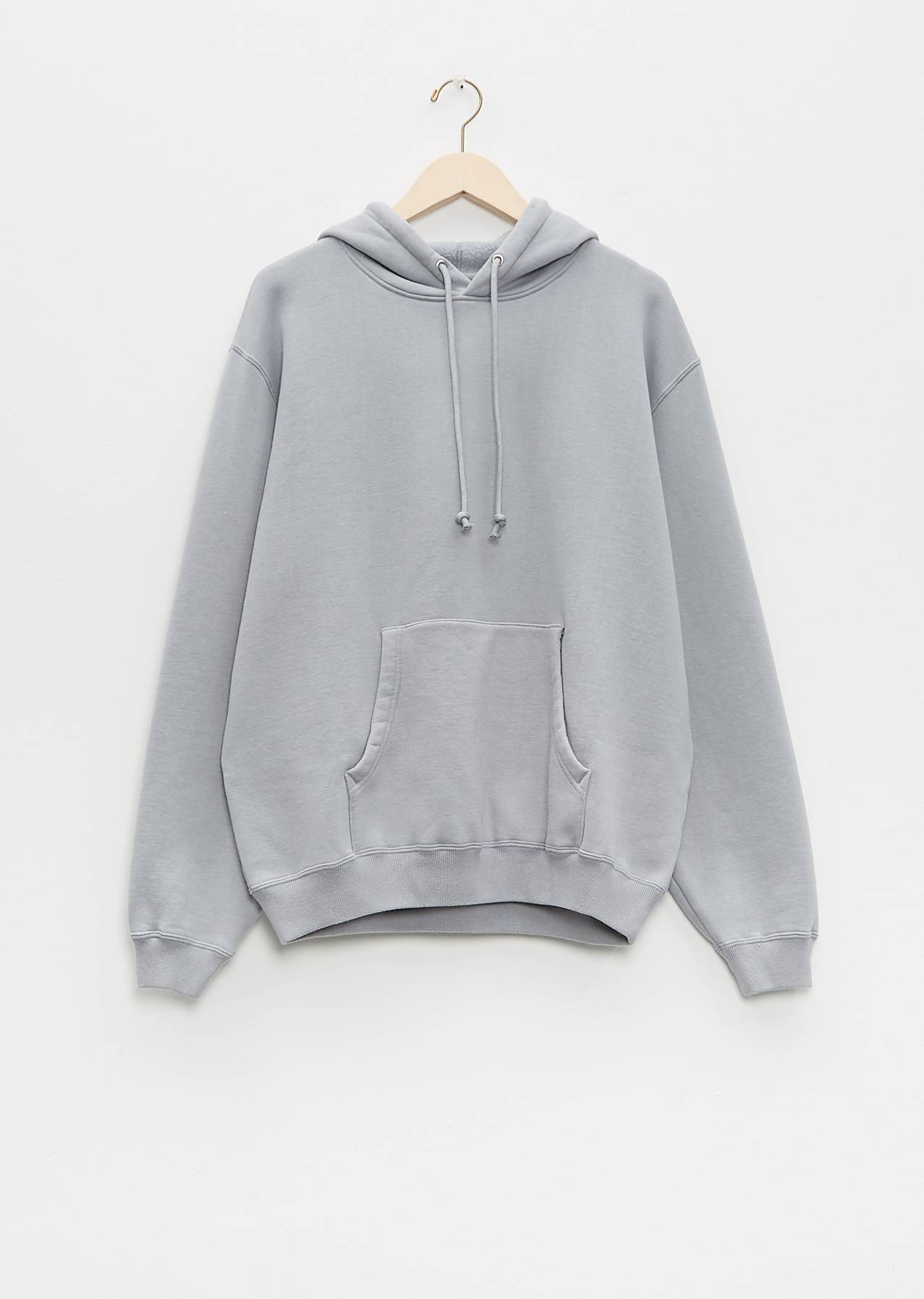 Smooth Soft Sweat P/O Parka — Blue Gray – La Garçonne Smooth Soft Sweat P/O Parka — Blue Gray – La Garçonne