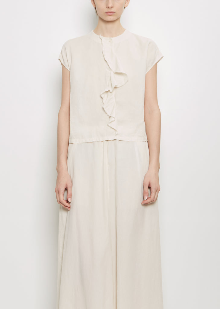 Coated Cotton Viyella Top