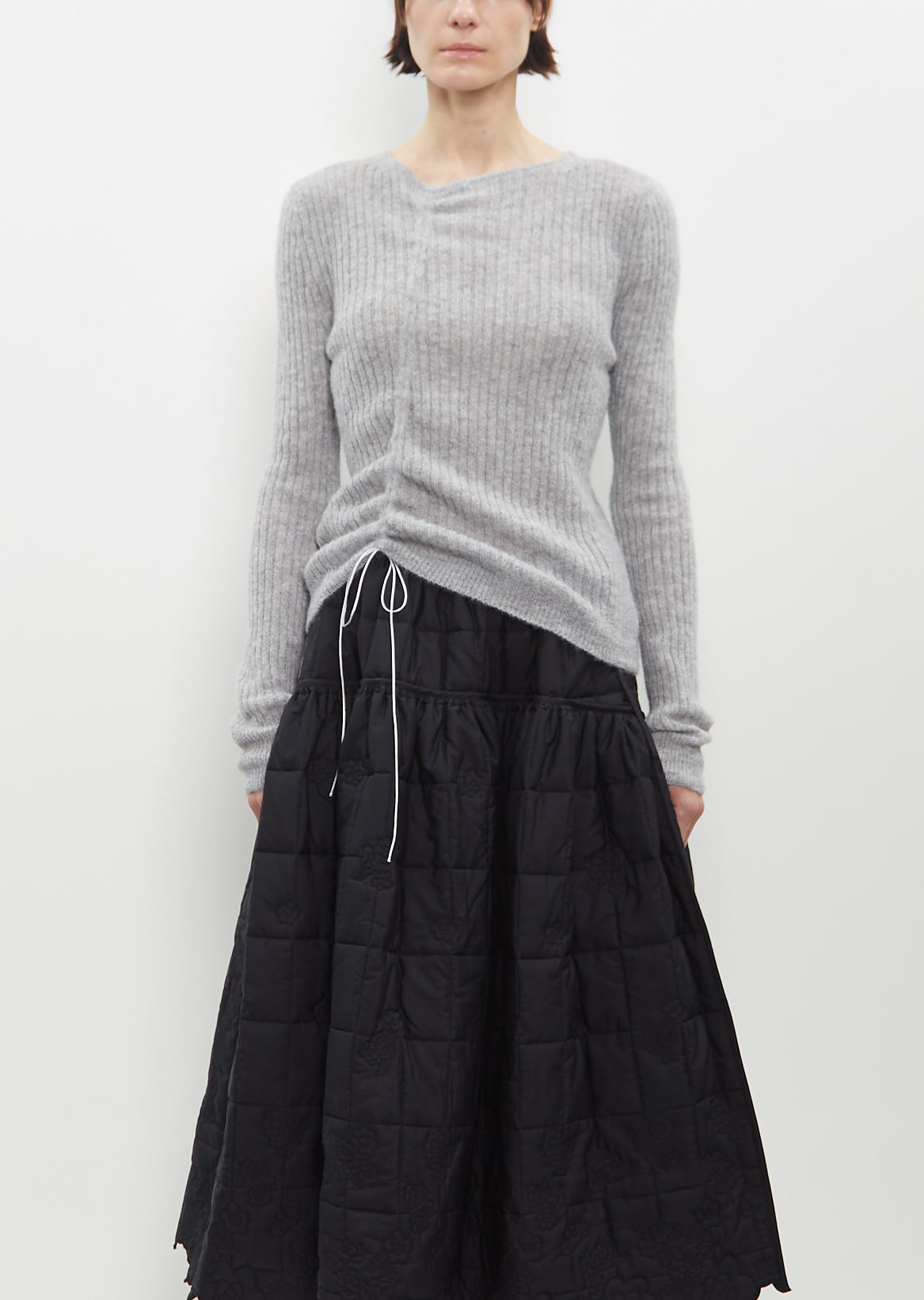 Ussi Pullover — Soft Grey – La Garçonne Ussi Pullover — Soft Grey – La Garçonne