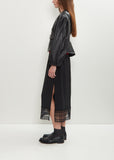 Sculpted Belt Detail Biker Jacket
