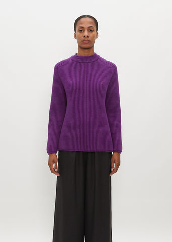 Purple Rain Wool Sweater