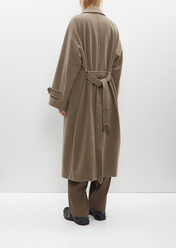 Super Fine Wool Mosser Soutien Collar Coat