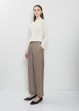 Pigment Dyed Wide Leg Pants
