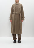 Super Fine Wool Mosser Soutien Collar Coat