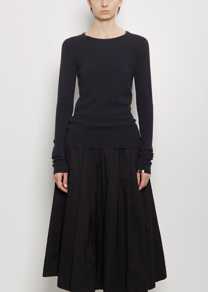 Cotton Cashmere n°392 Eel Top — Navy
