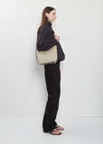Belted Tote, Small — Dark Linen