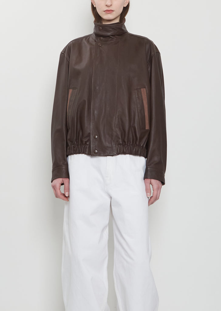 Soft Leather Blouson