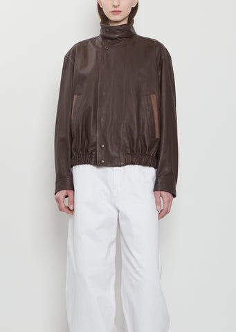 Soft Leather Blouson