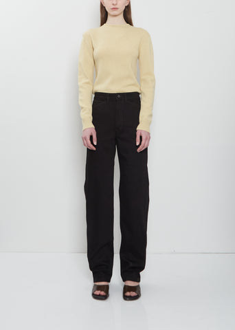 Five Pockets Cotton Twisted Pants