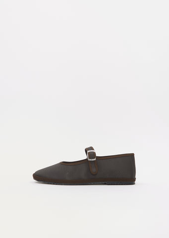 Mary Jane Pasj Moire Tailormade — Brown