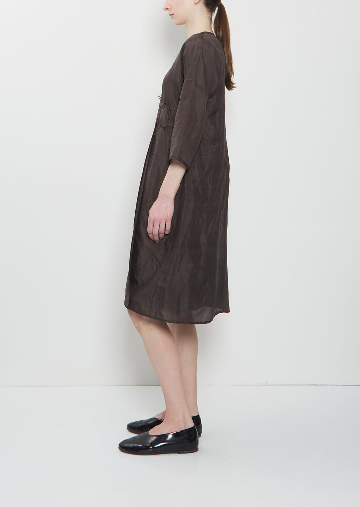 Khadi Silk Wrap Dress — Sumi