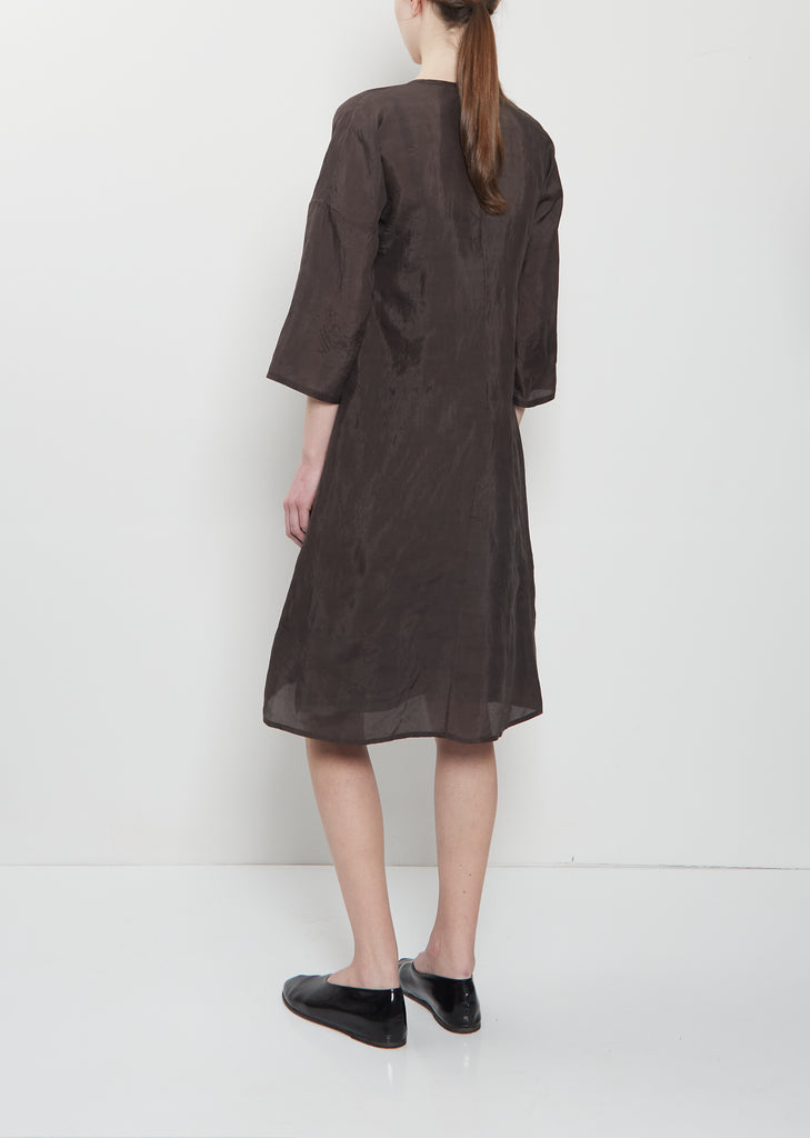 Khadi Silk Wrap Dress — Sumi