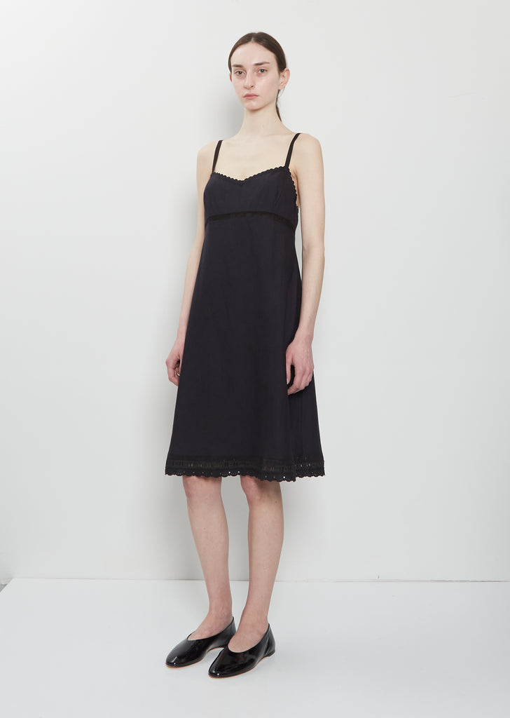 Khadi Cotton Kymber Slip — Midnight