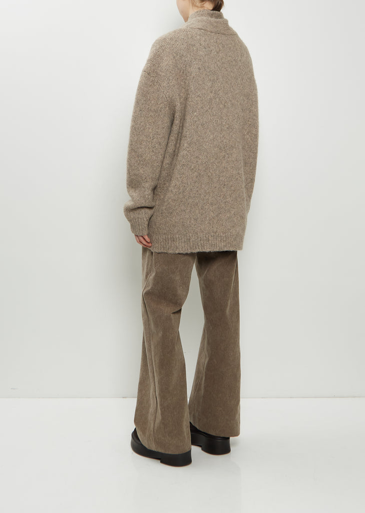 Loft Alpaca Pima Cotton Shawl Cardigan