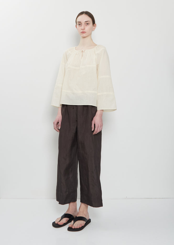 Fine Khadi Cotton Peasant Blouse