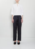Silk Habutai Pajama Pants — Midnight