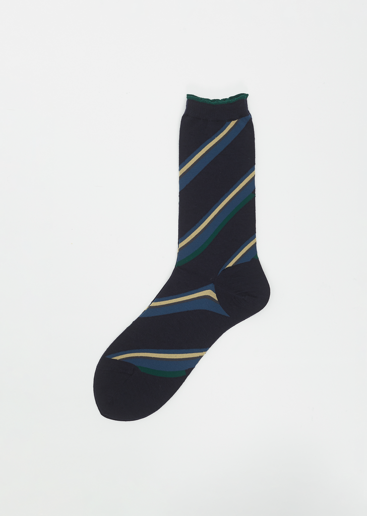 Reginmental Socks — Navy