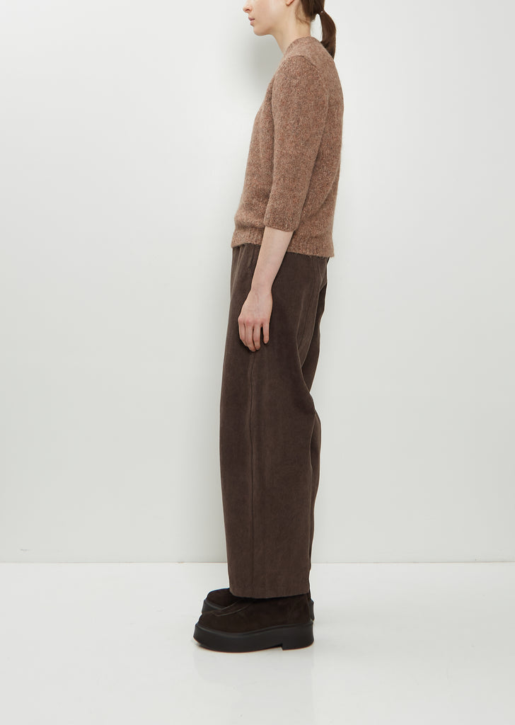 Loft Baby Crewneck Alpaca Sweater — Spice