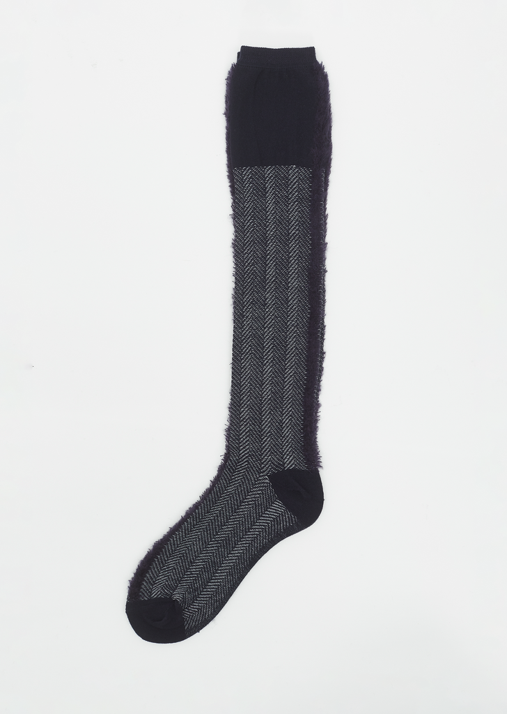 Fringe High Socks