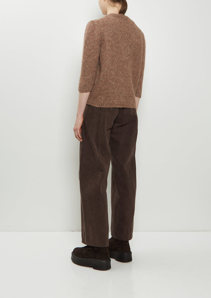 Loft Baby Crewneck Alpaca Sweater — Spice