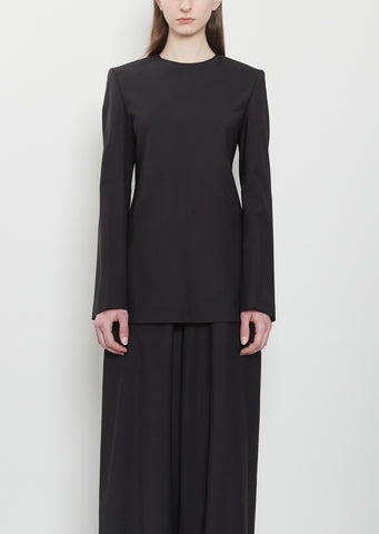 Tailored Dinner Wool Blouse