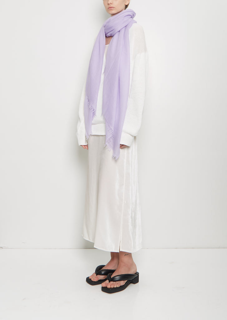 Cashmere Nuage Shawl — Lavender Pearl