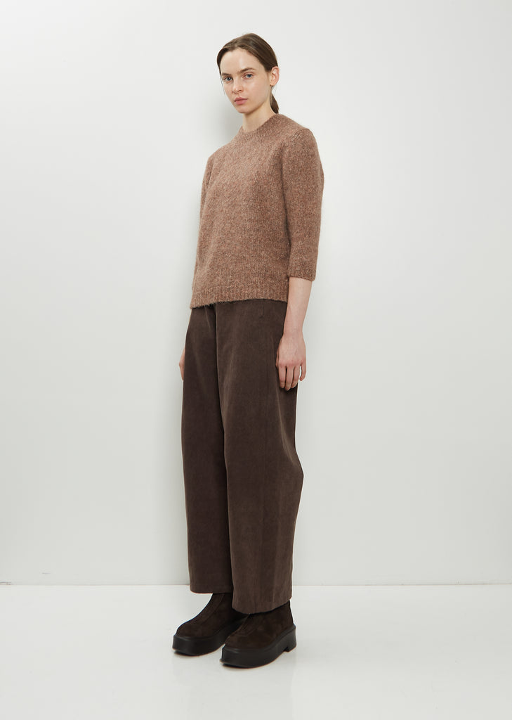 Loft Baby Crewneck Alpaca Sweater — Spice