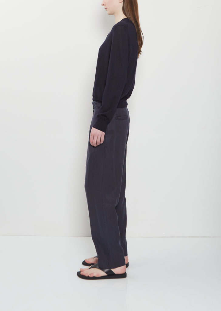 Karsten Lyocell Pant — Navy
