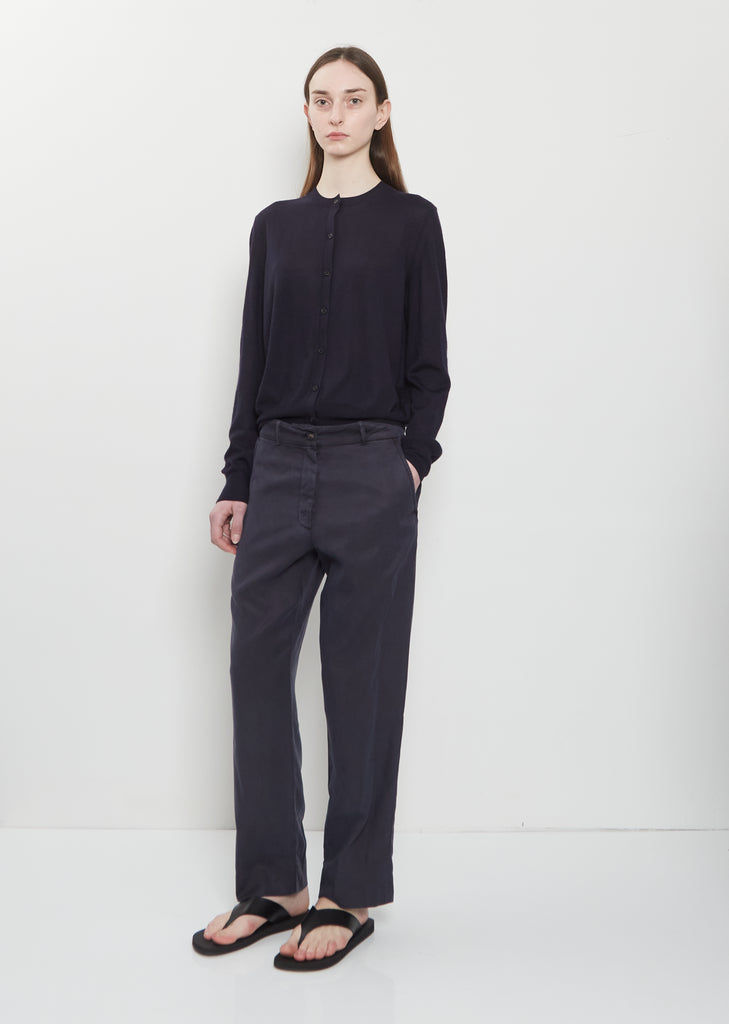 Karsten Lyocell Pant — Navy