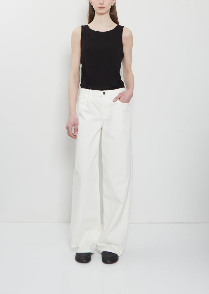 Eglitta Cotton Jean — White