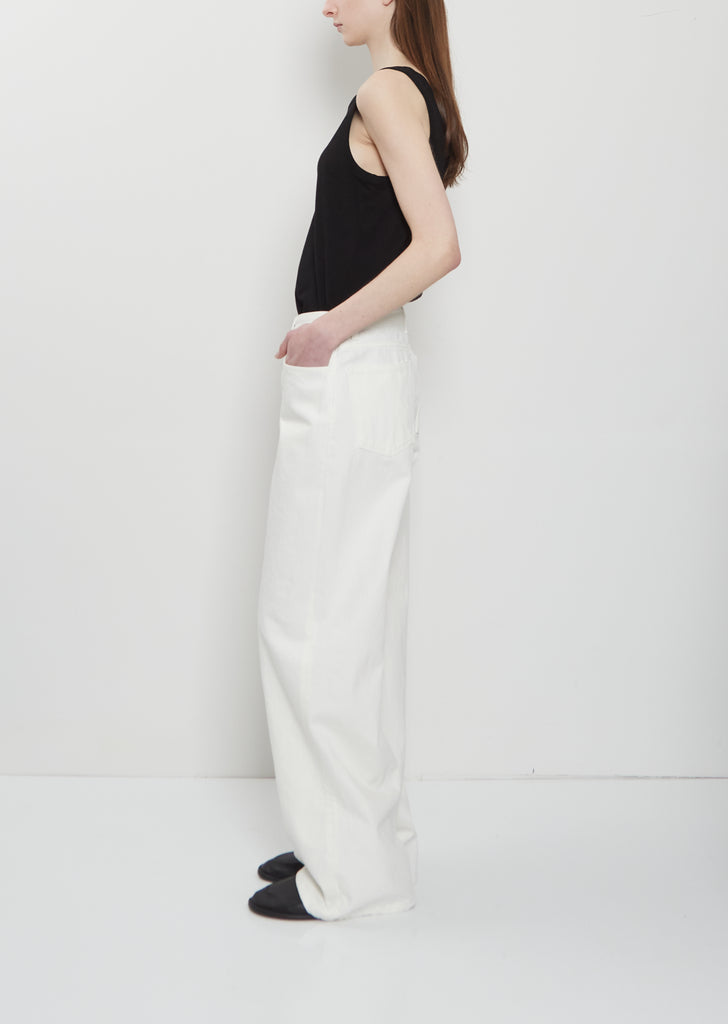 Eglitta Cotton Jean — White