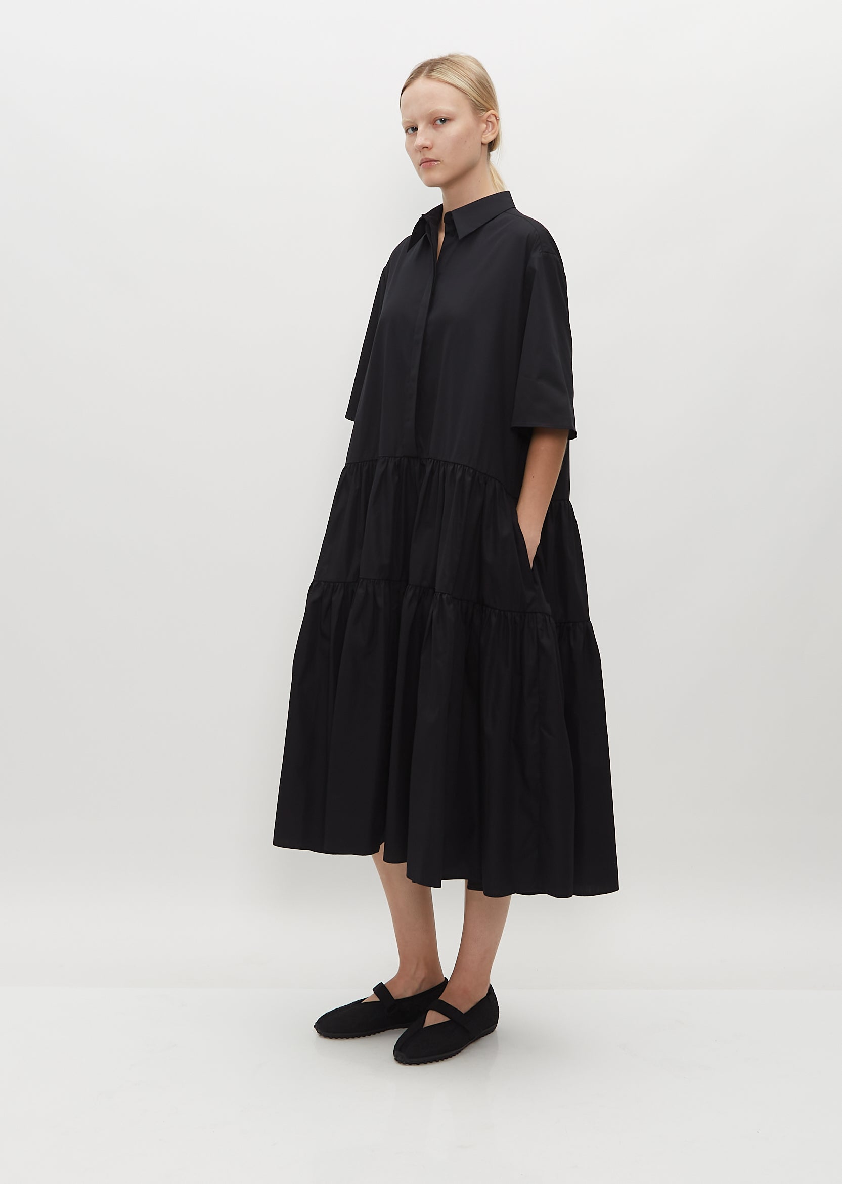 cecilie bahnsen shirt dress Cecilie Bahnsen Floral Amy Shirt Dress In Pink - 50% Off