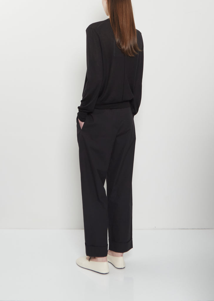 Battersea Cashmere Cardigan — Black