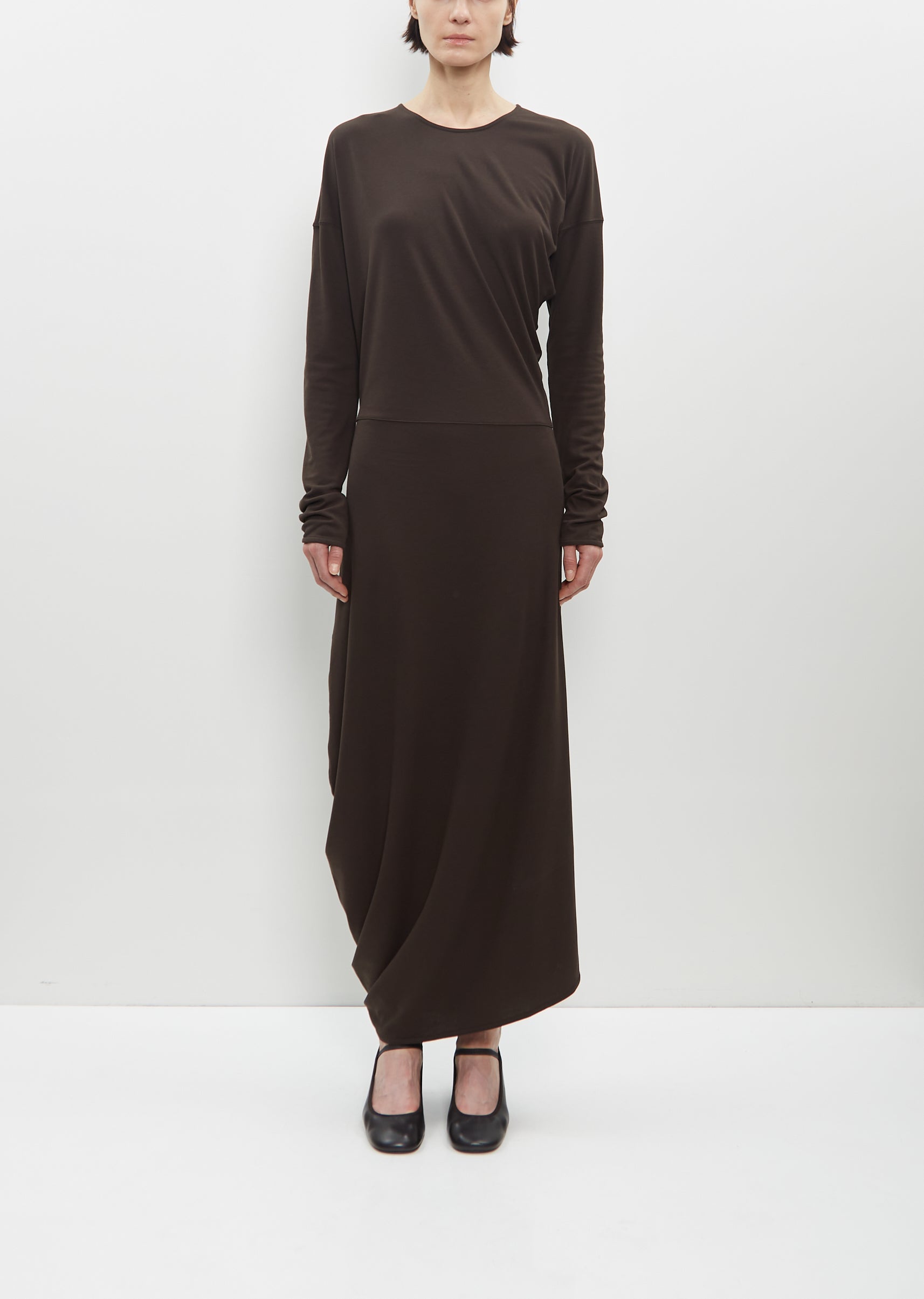 Long Sleeve Twisted Dress – La Garçonne