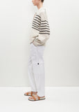 Cropped Cotton Cargo Pant