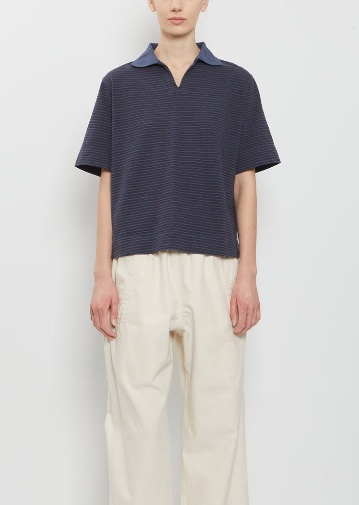 Boxy Cotton Polo