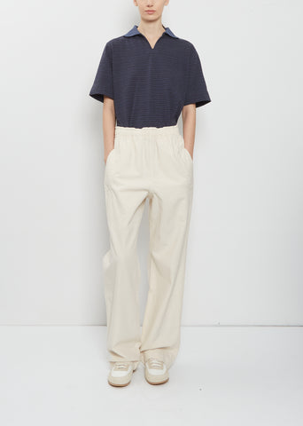 Wide Leg Cotton Jogger