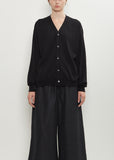 Mora Wool Cardigan — Black