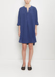 Granfather Shirt Dress — Night Blue